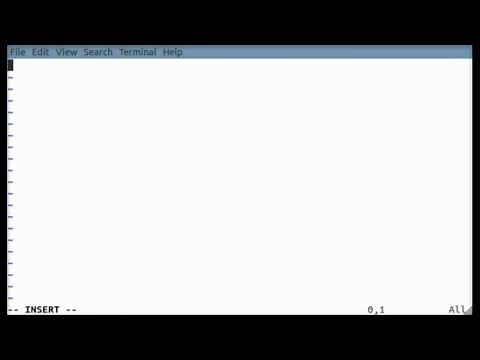 Create, Save and Run Python Program via Ubuntu Terminal