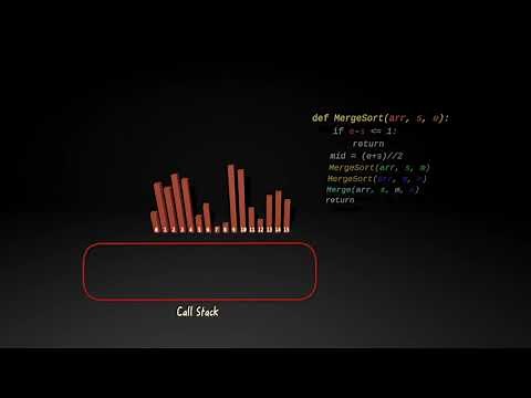 Merge Sort Visualized and Recursion Explained