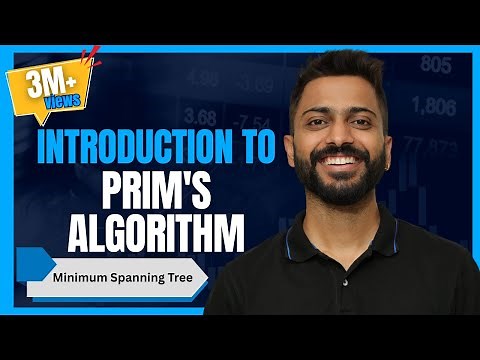 L-4.9: Prim's Algorithm for Minimum Cost Spanning Tree | Prims vs Kruskal