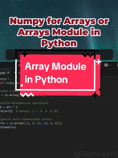 Array Module in Pyrhon Explained #vscode #datascienceforbeginners #machinelearningmodels #python #pythoncoding