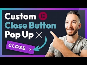 Easily add a custom close buttons to Elementor popups!