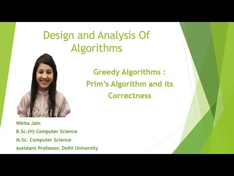 L - 1.11 : Prim’s Algorithm for Minimum Spanning Tree | Step-by-Step Explanation & Correctness Proof