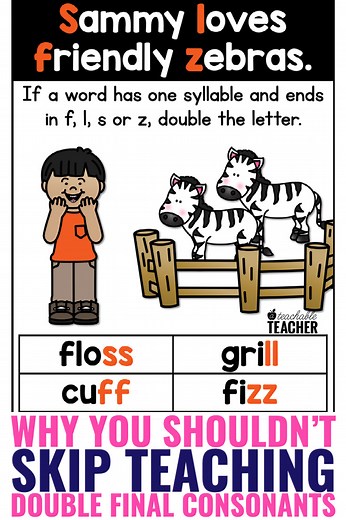 Double Final Consonants - What They Are and How to Teach Them