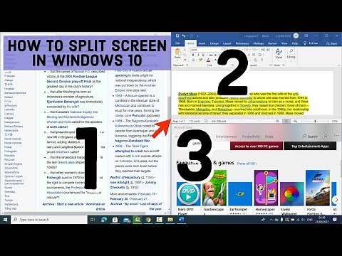 How to Split Screen in Windows 10