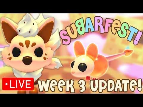 Sugarfest Week 3 Update! Latte Kitsune Giveaway! | Roblox Adopt Me Sugar Festival! | Riivv3r