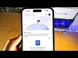 ANY iPhone How To Access Google Docs! (Mobile/Desktop version)