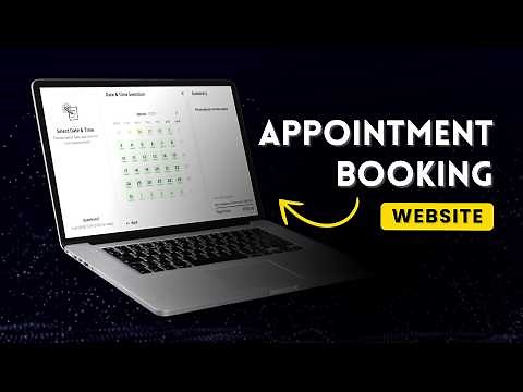 How to Make an Appointment Booking Website - 2025