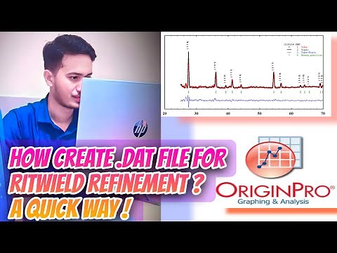 How to Create a .DAT File for Rietveld Refinement: Step-by-Step Tutorial Kiran Thakur Bright Science