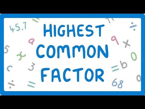 How to find the Highest Common Factor (2026/27 exams)