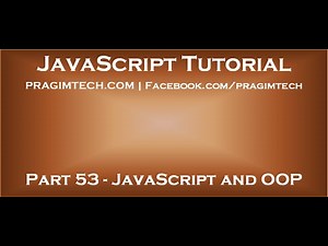 JavaScript and object oriented programming