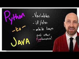 From Python to Java - Variables, If-else, while loops, comments, and basic type casting tutorial