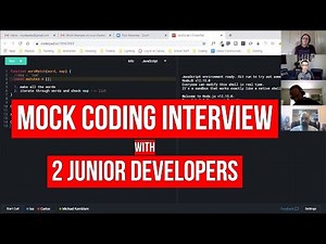 Mock technical interview with 2 junior developers