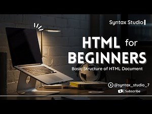 Basic HTML Structure Explained for Beginners | Learn HTML in 5 Minutes!
