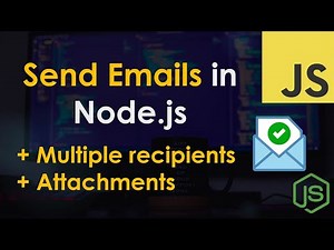 Send Emails in Node.js | NodeMailer Tutorial