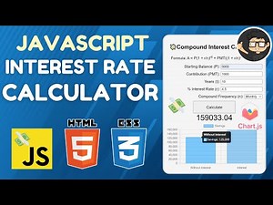 Build a Javascript Compound Interest Calculator