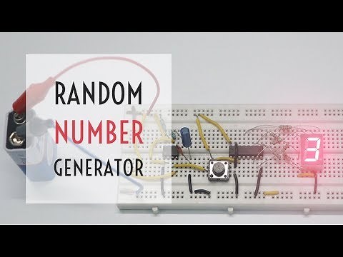 Random number generator circuit ( without use of coding )