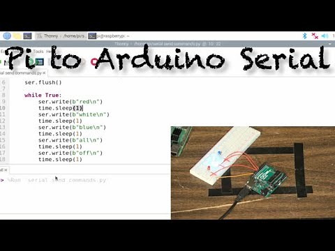 Arduino - Send Serial Commands from Raspbery Pi