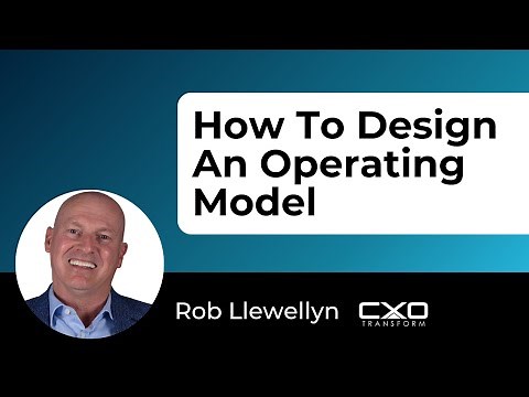How to Design an Operating Model That Drives Business Transformation