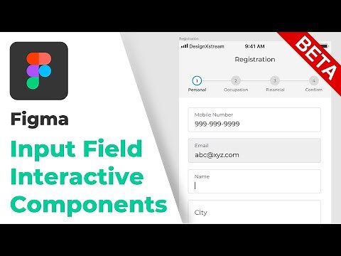 Input Field Interaction using Interactive Components in Figma