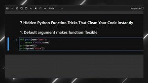 7 Hidden Python Function Tricks That Clean Your Code Instantly | Python Coding
