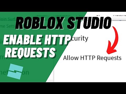 Roblox Studio How to Turn On HTTP Requests