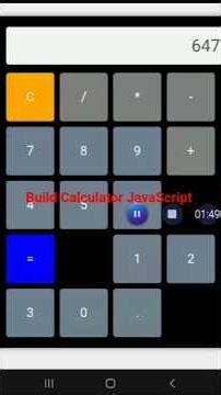 Build Calculator in JavaScript Shorts #shorts #javascript #coding #webdevelopment #programming