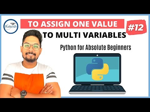 #12 Python Tutorial for Beginners | Assign One Values to Multiple Variables in Python