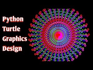 Create Stunning Graphics with Python Turtle | Easy Python Turtle Graphics Drawing Art For Beginners
