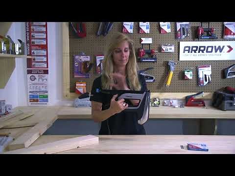 How to Load Arrow's T50AC Electric Staple Gun and Brad Nailer