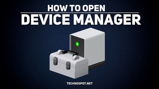 How to Open Device Manager in Windows 11/10