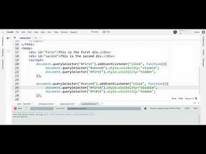 Using JavaScript to Show and Hide Page Elements