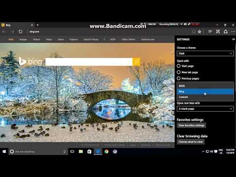 How to make Bing your Homepage in Microsoft Edge!!!