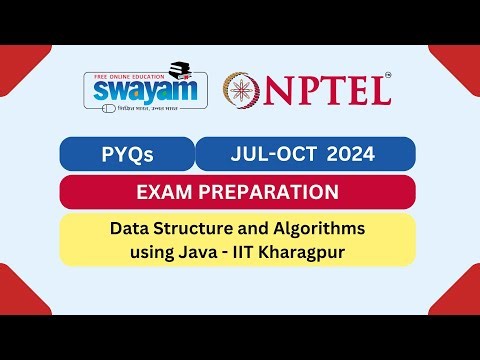 Data Structure And Algorithms Using Java PYQs Part 1 || Previous Year Questions | #nptel #myswayam