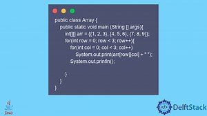 How to Initialize 2D Array in Java