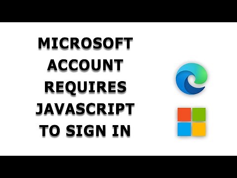 How To Allow JavaScript So You Can Sign In With Your Microsoft Account