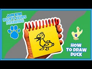 Jon Kim Blue's Clues Drawing - How To Draw Duck