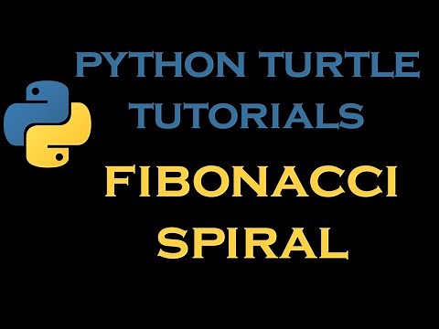 Python Turtle Tutorials 29 # Fibonacci Spiral