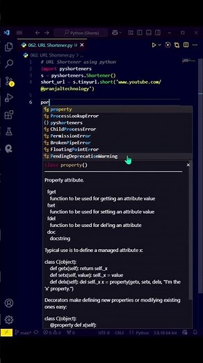 Url Shortner using python #coding #python #frontendcourse #webdesign #webdevelopment #codeflow