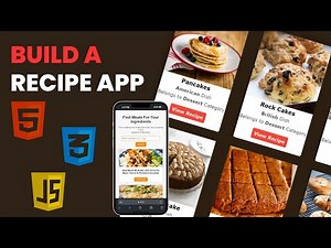 Create Recipe App Using HTML CSS and JAVASCRIPT - Step by Step Tutorial