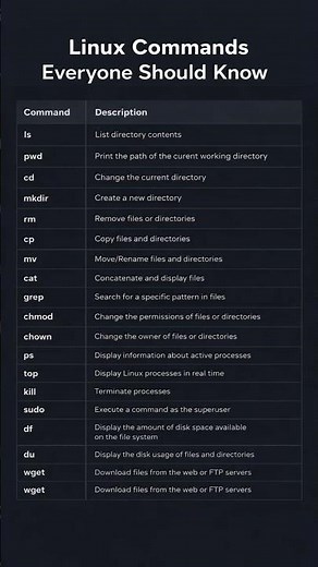 Essential Linux Commands