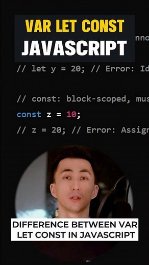 JavaScript: Var vs Let vs Const Explained