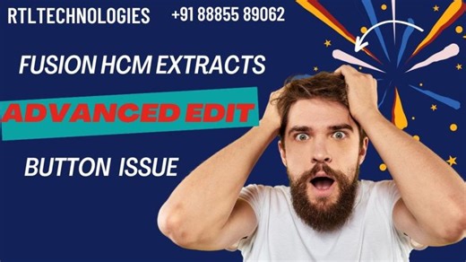 Oracle Fusion | Technical |HCM Extracts | Advanced Edit Enable Option | Interview | Placement | Harika Karra