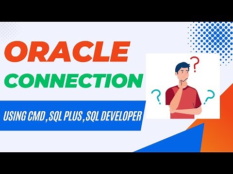 How to Oracle Connection using CMD SQL Plus Sql Developer | Oracle Connection using SQL Plus