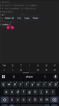 ascii encode() and decode()