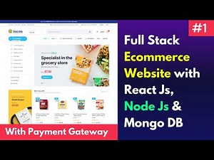 #1 Full Stack E-Commerce Website Using React JS, MongoDB, Express Js, Node Js , Material UI 2024