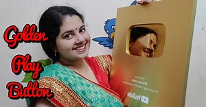 OMG! Golden Play Button by Youtube / Mamta Ankit | Mamta Ankit