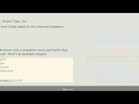 How to Dynamically Change Form Elements Based on User Selection Using JavaScript
