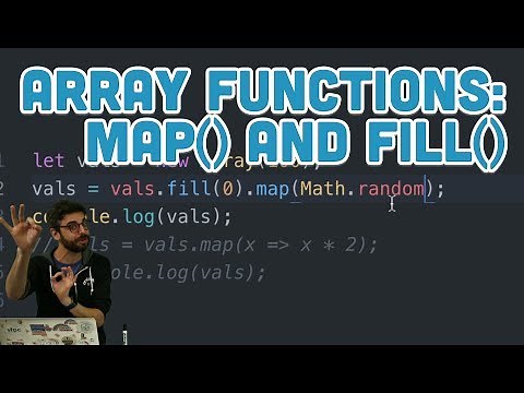 16.6: Array Functions: map() and fill() - Topics of JavaScript/ES6