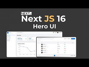 Next.js 16 Simple Dashboard | HeroUI + Tailwind CSS Setup (Beat Sound chil)