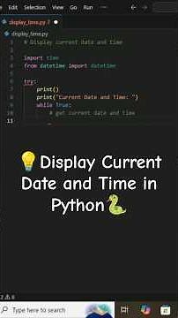 display date & time in #python🔥🐍 #pythonforbeginners #programming #coding #pythonshorts #shorts